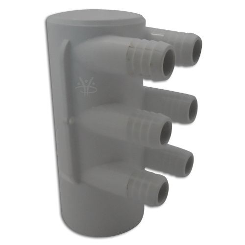 6 Way Manifold  Barb Dead End