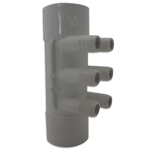 6 Way Manifold Barb SxS