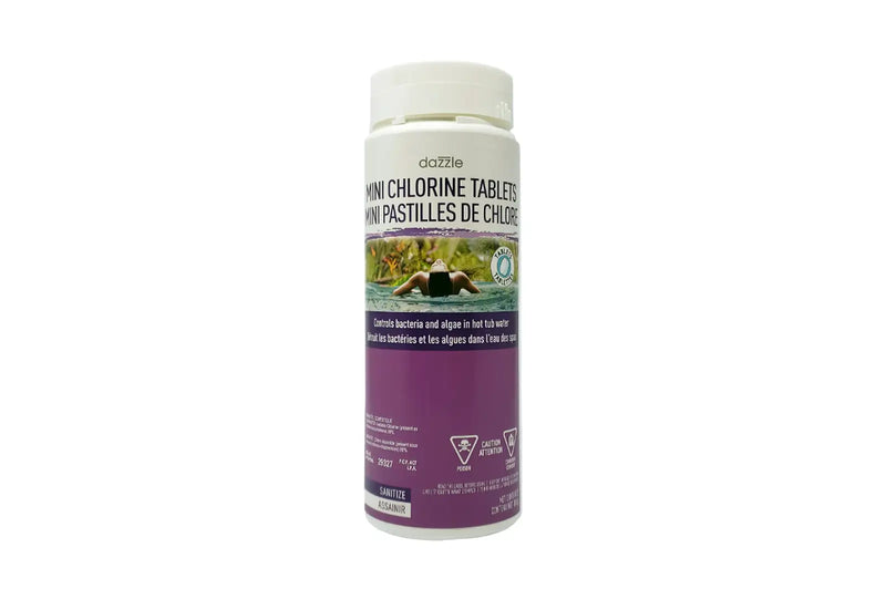 Dazzle Mini Chlorine Tablets – 800g Long-Lasting Spa Sanitizer