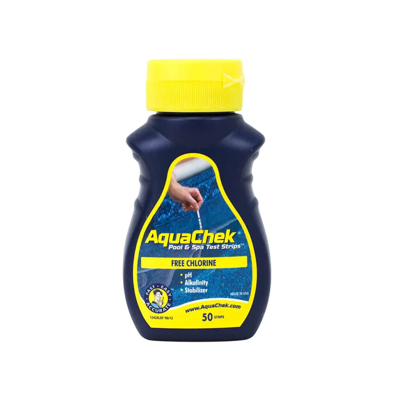 AquaChek Pool & Spa Chlorine Test Strips – 4-in-1 Water Testing Made Easy